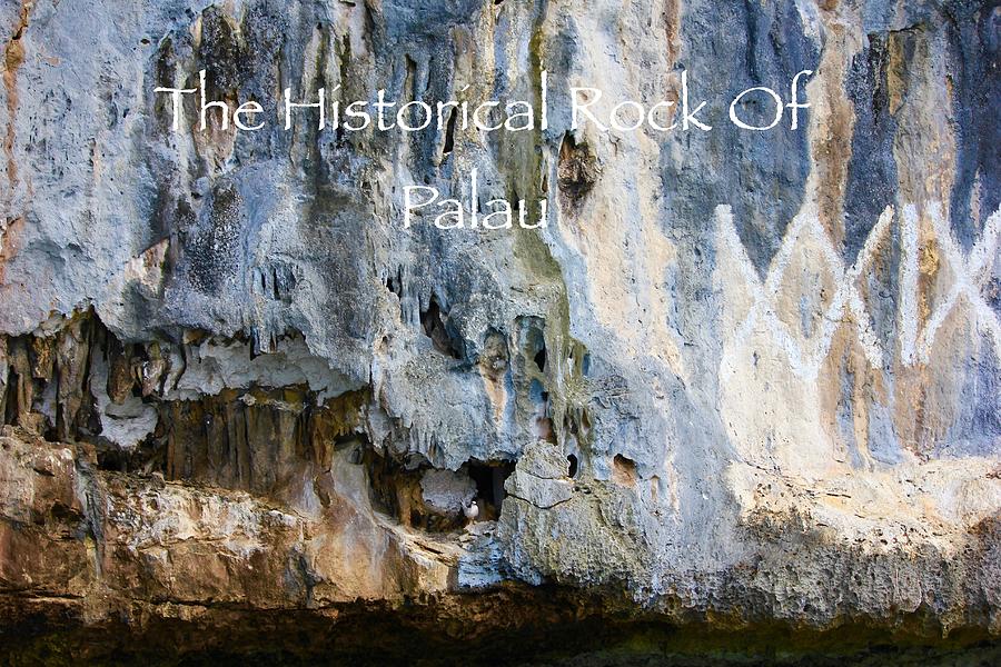 The Historical Rock Of Palau Photograph