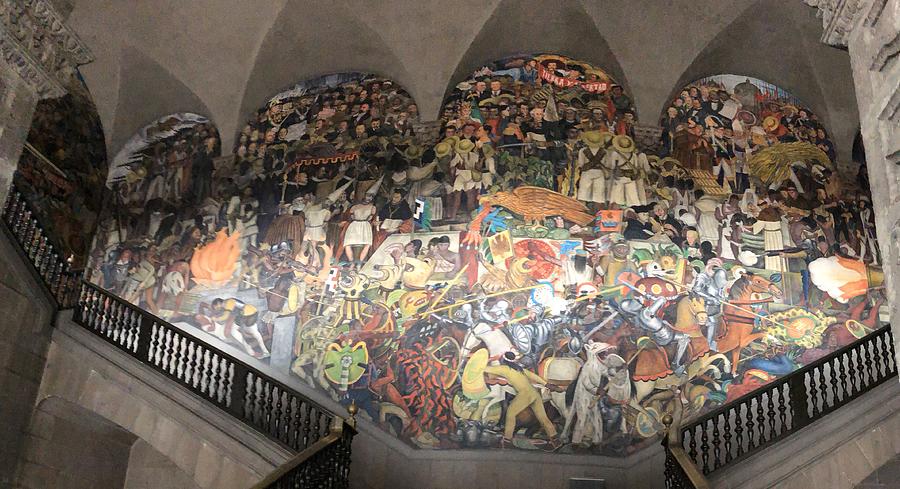 The History Of Mexico Mural By Diego Rivera Painting By Kenneth L Field 