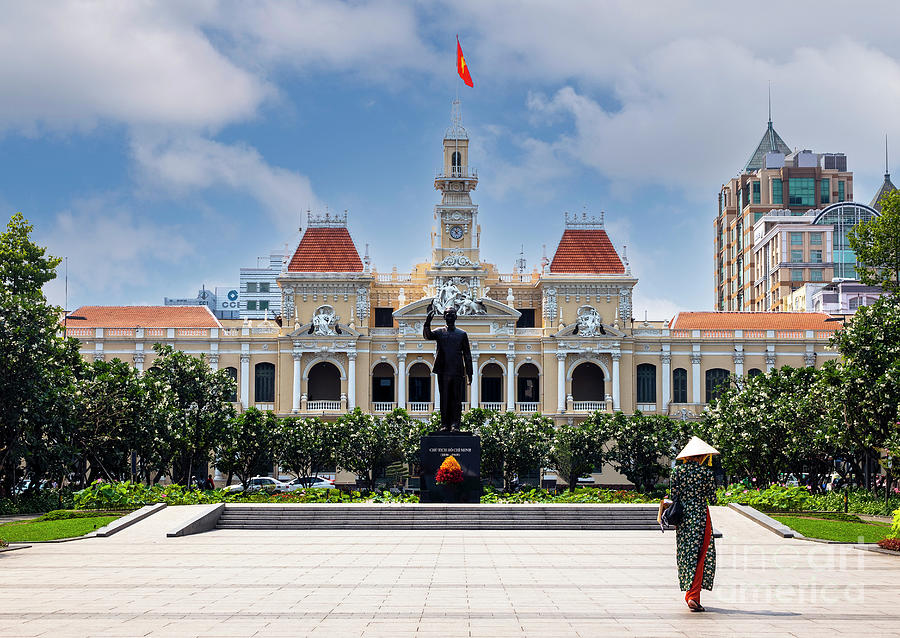 The Ho Chi Minh Statue -saigon Photograph
