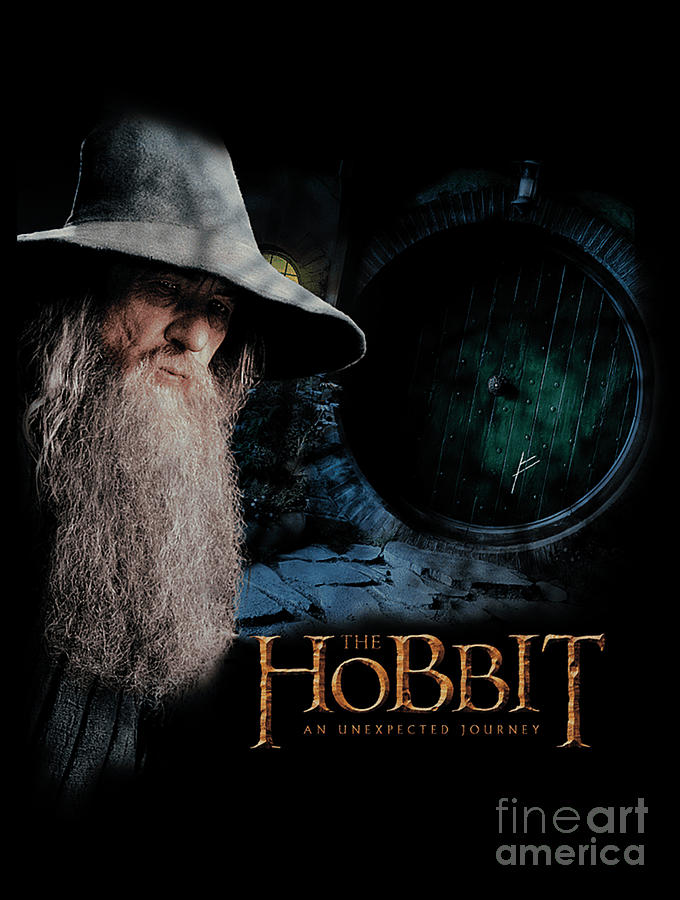 Halloween Digital Art - The Hobbit Lotr Journey Begin by Rose Wick