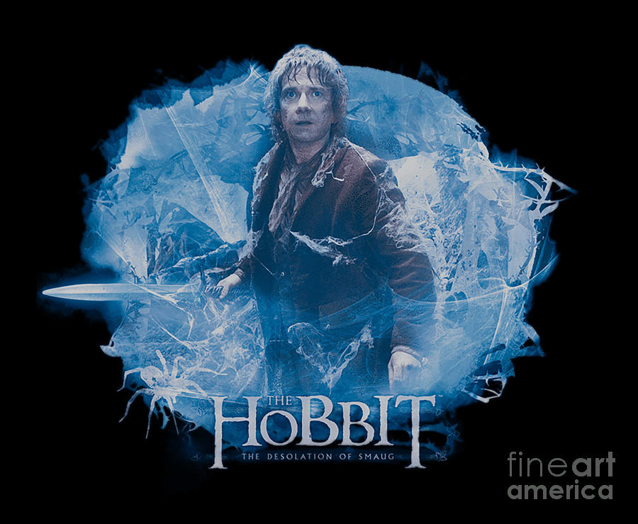 Halloween Digital Art - The Hobbit Lotr Tangled Web by Rose Wick