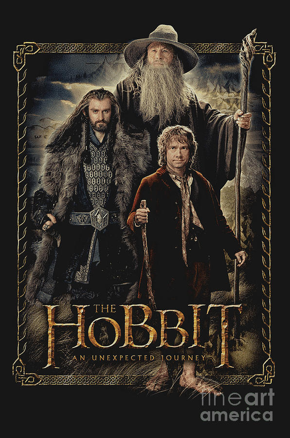 Halloween Digital Art - The Hobbit Lotr The Three by Rose Wick