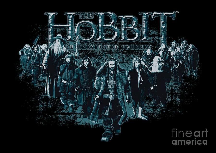 Halloween Digital Art - The Hobbit Lotr Thorin And Company by Rose Wick