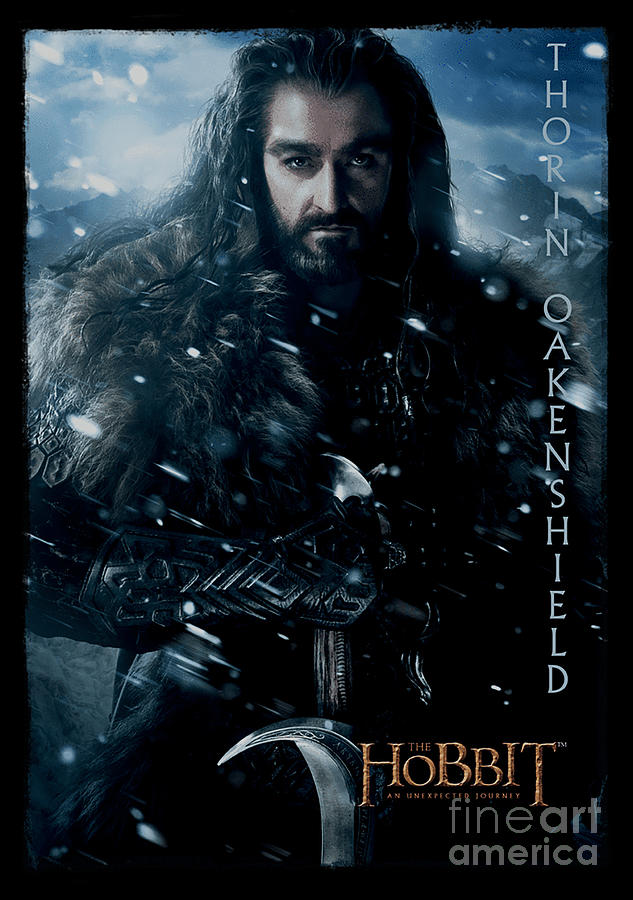 Halloween Digital Art - The Hobbit Lotr Thorin Best Poster by Rose Wick