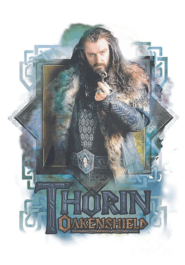 Halloween Digital Art - The Hobbit Lotr Thorin Oakenshield 2 by Rose Wick