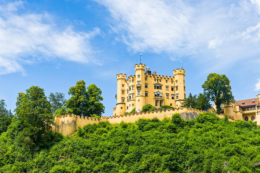 The Hohenschwangau Castle Photograph by Syolacan