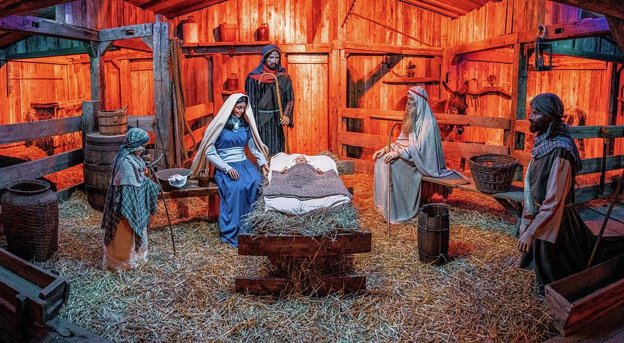 The Holiday Nativity Christmas Scene Photograph by Dave Morgan