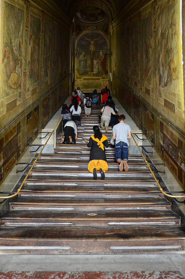 The Holly Stairs - Scala Santa, Rome Photograph by Dragos Cosmin photos