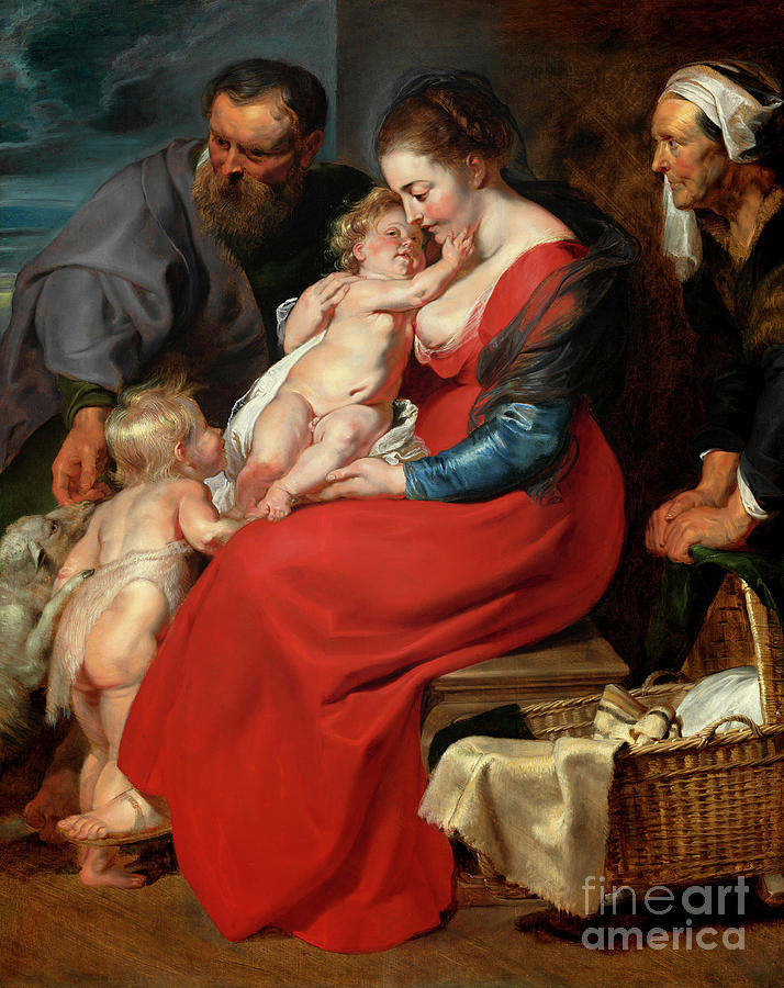 The Holy Family by Peter Paul Rubens Photograph by Carlos Diaz