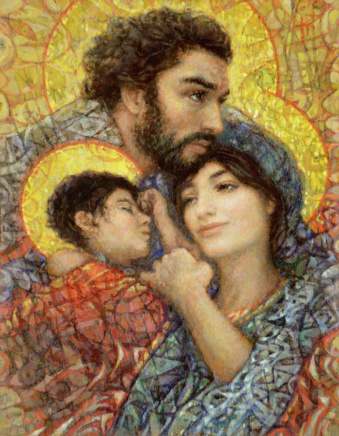 Holy Painting - The Holy Family of Nazareth by Smith Catholic Art