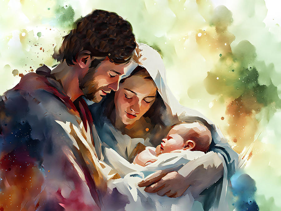 The Holy Family Digital Art by Patricia Betts - Fine Art America