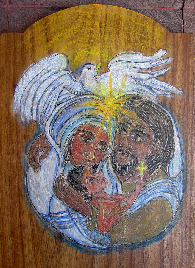 The Holy Family Painting by Sarah Hornsby