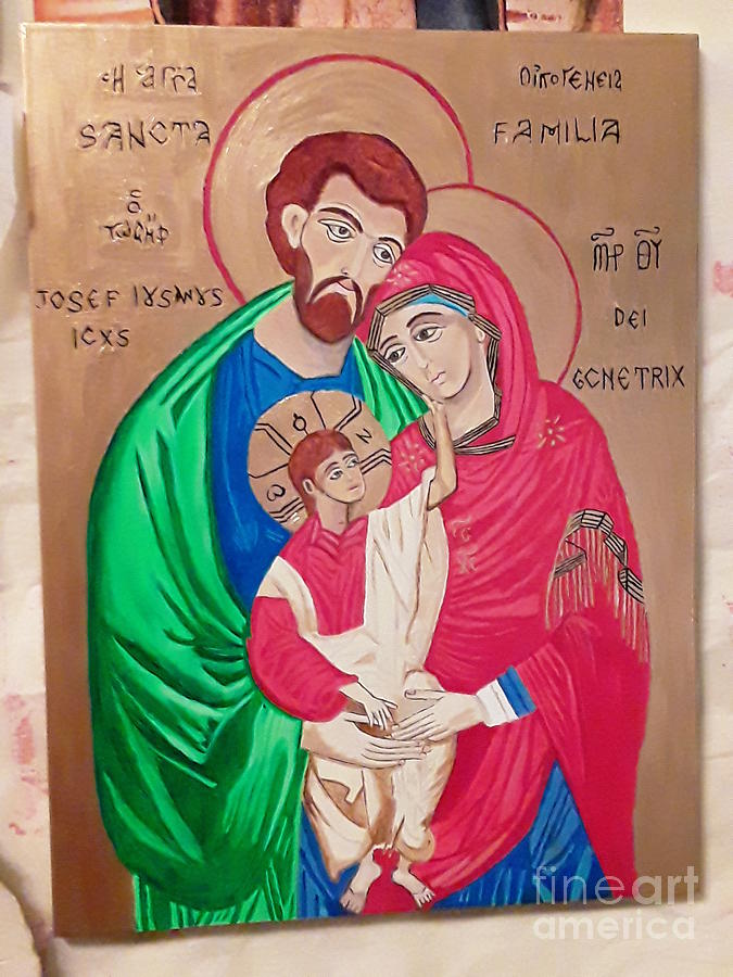 The Holy Family Painting by Sherrie Winstead
