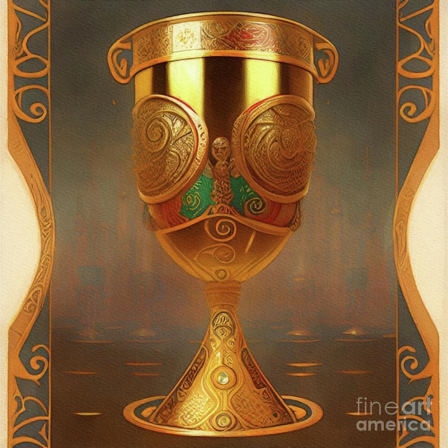 The Holy Grail Painting By Sarah Kirk Fine Art America