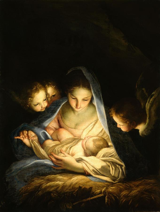 The Holy Night The Nativity Painting by Carlo Maratta - Fine Art America