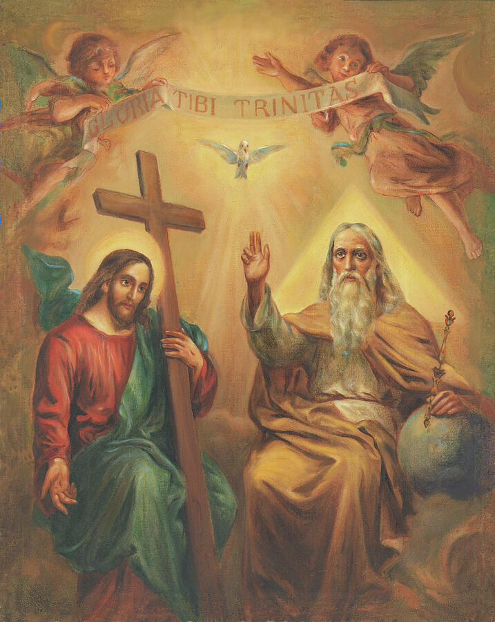 The Holy Trinity Painting by Svitozar Nenyuk