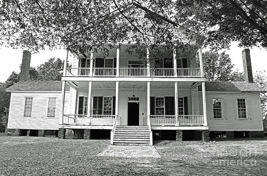 The Homestead House in B/W Photograph by Lydia Holly