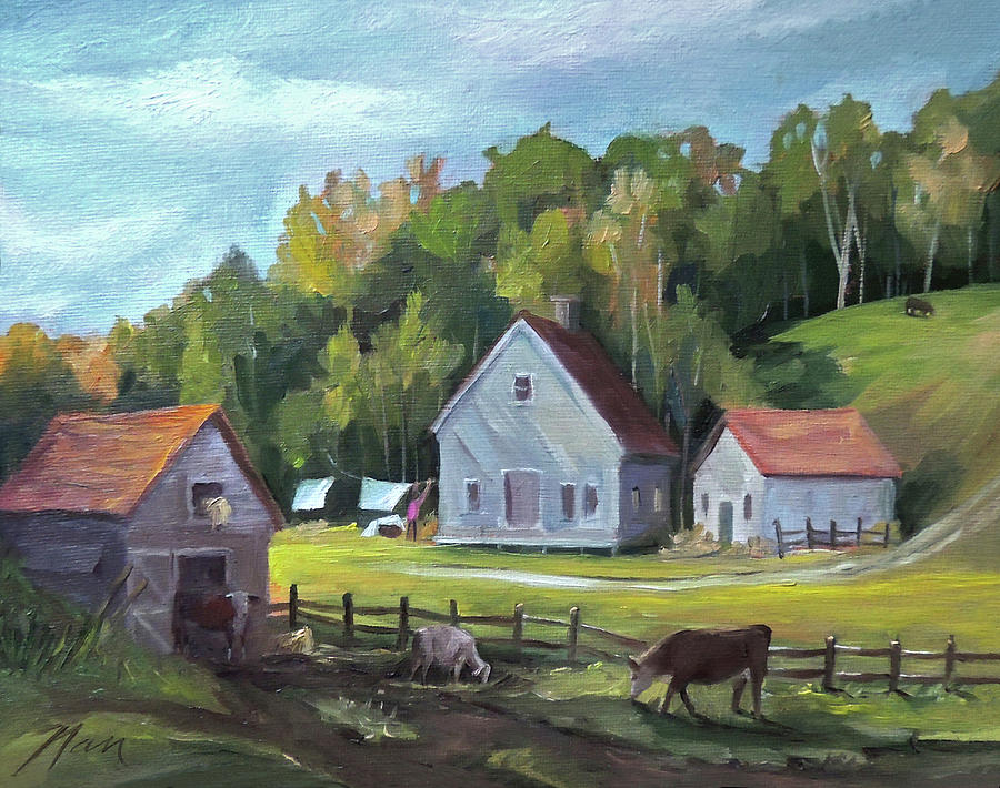 The Homestead Painting by Nancy Griswold