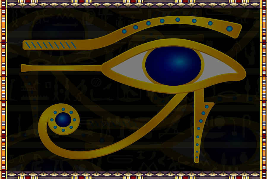 The Horus Eye Digital Art by Motaz Tawfik - Fine Art America