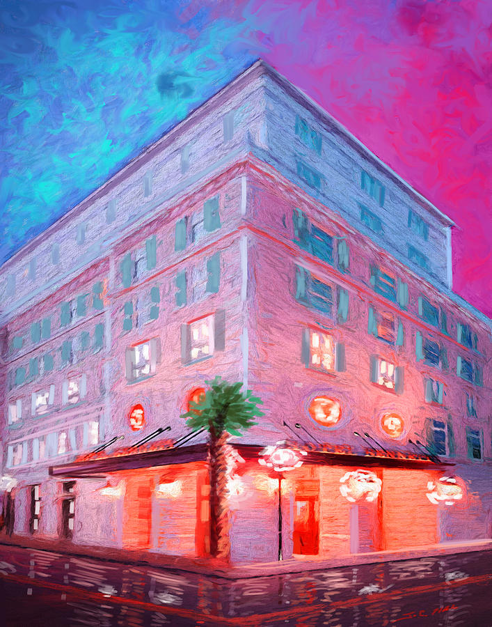 The Hotel Bennett in Charleston, SC Painting by James Hill