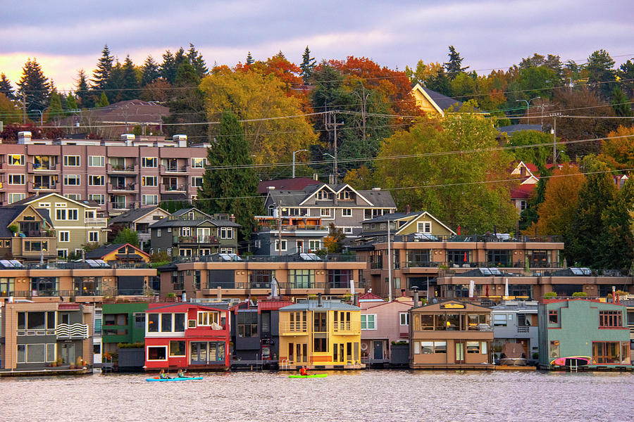 The House Boats Of Seattle  Photograph by Matt McDonald
