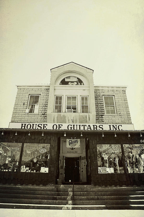 The House of Guitars Photograph by Carrie Ann Grippo-Pike
