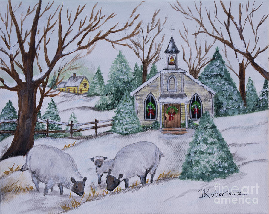 The house of the Lord Painting by Deborah Klubertanz