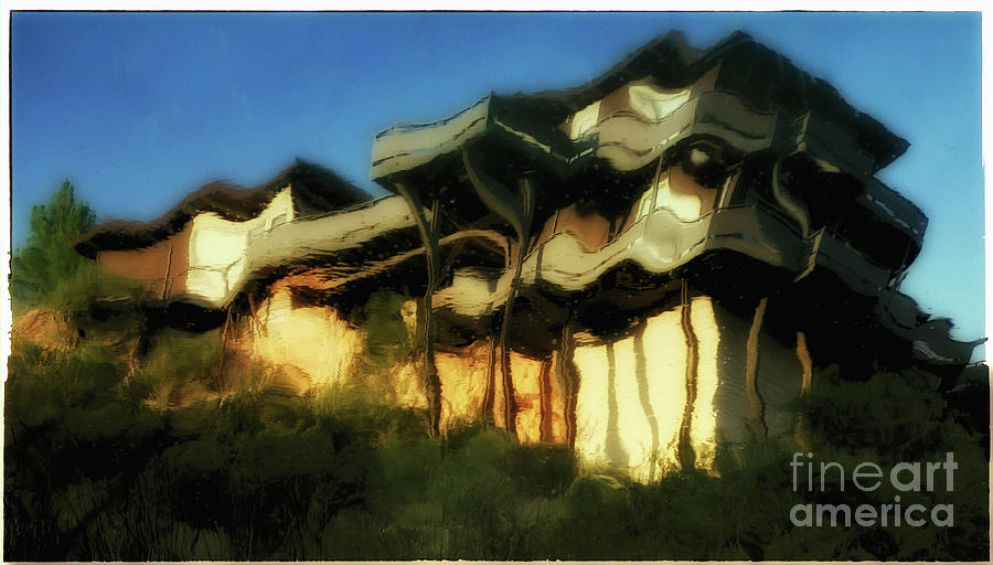 Lubbock Photograph - The House on the Hill - Ransom Canyon, Texas by Natural Abstract Photography