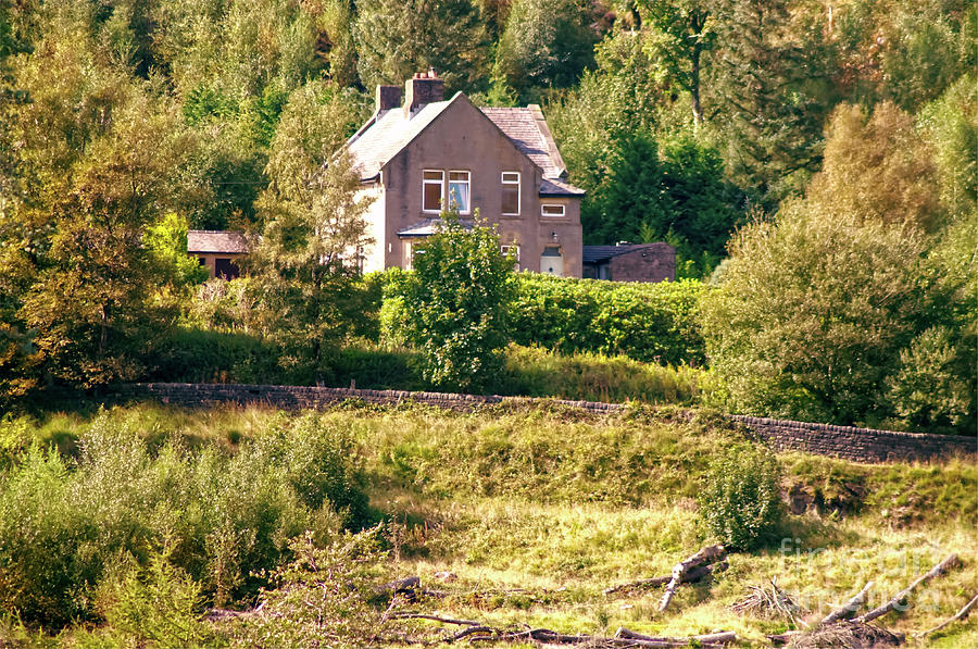 The House on the hill taken at Dove Stone Reservoir Photograph by Pics By Tony
