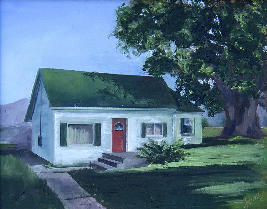 The House that John Grew up in Painting by Nila Jane Autry