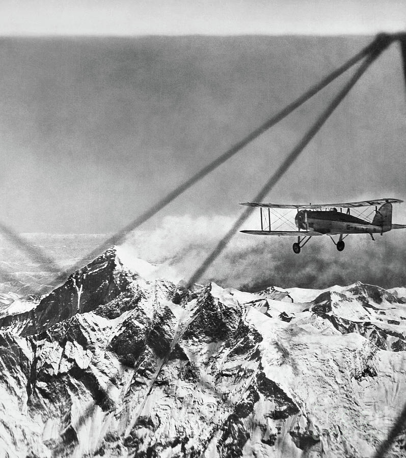 The Houston-Westland as it approached the South Peak Photograph by Granger