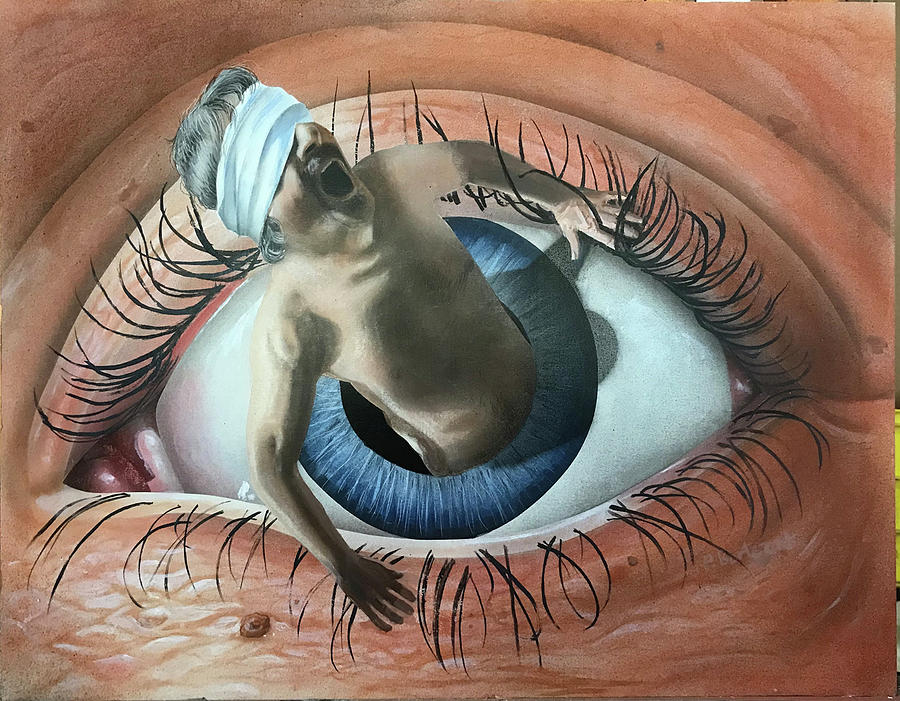 The Hungry Eye Painting by Peter Bartczak