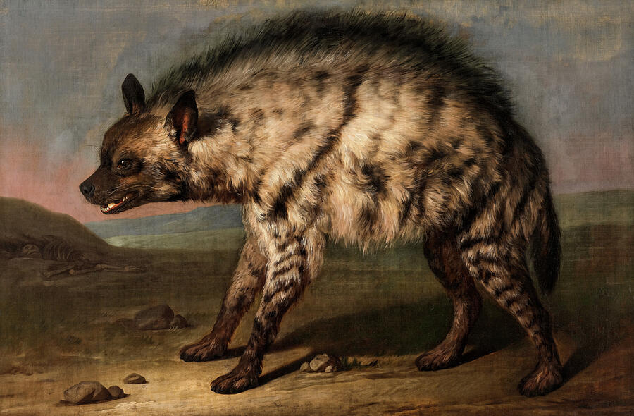 The Hyena Painting by Jens Juel