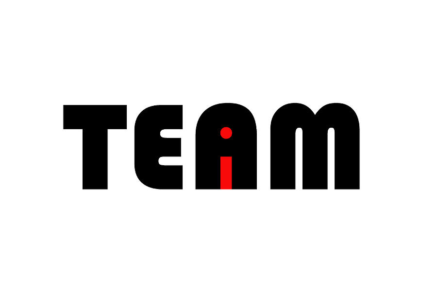 The I in Team Digital Art by Richard Reeve