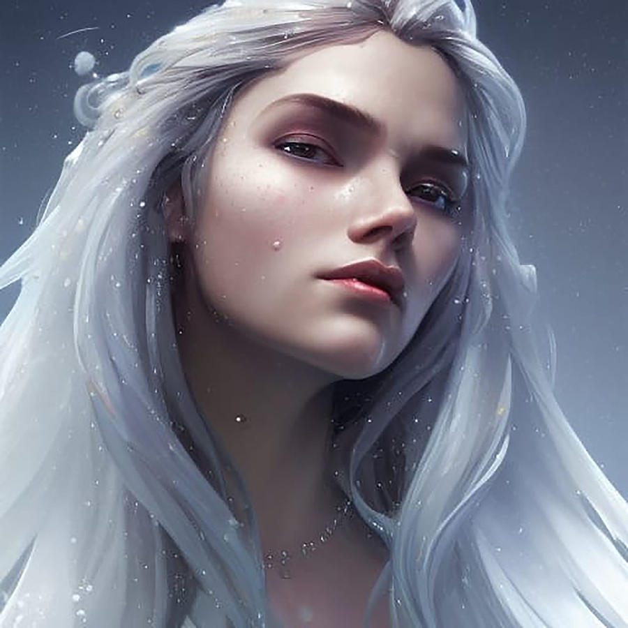 The Ice Princess Digital Art by Benrie Dietrich - Pixels