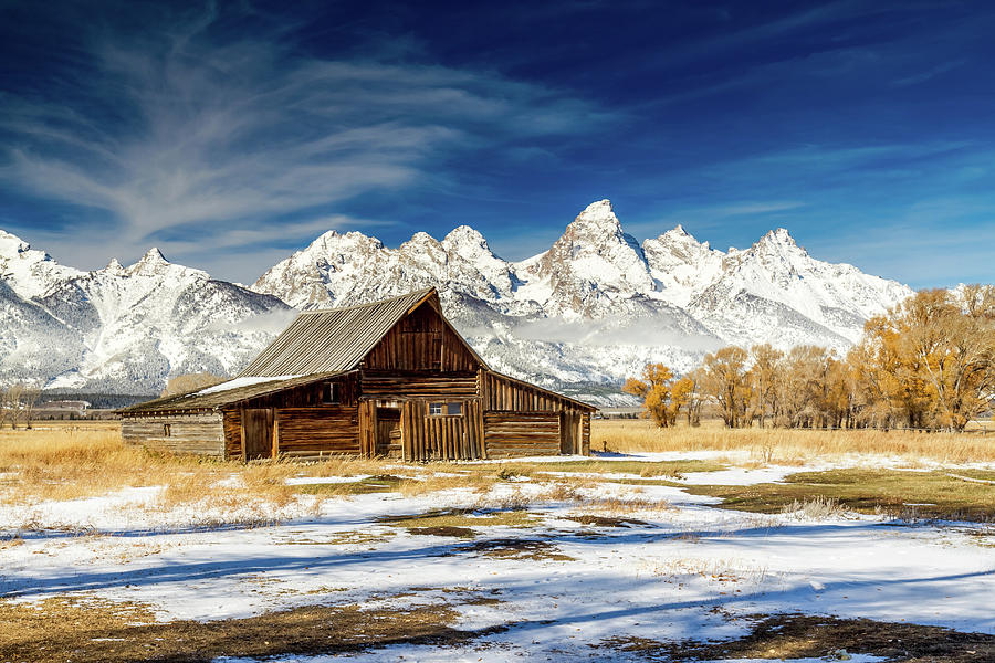 The Iconic Barn In Grand Teton National Park Photograph