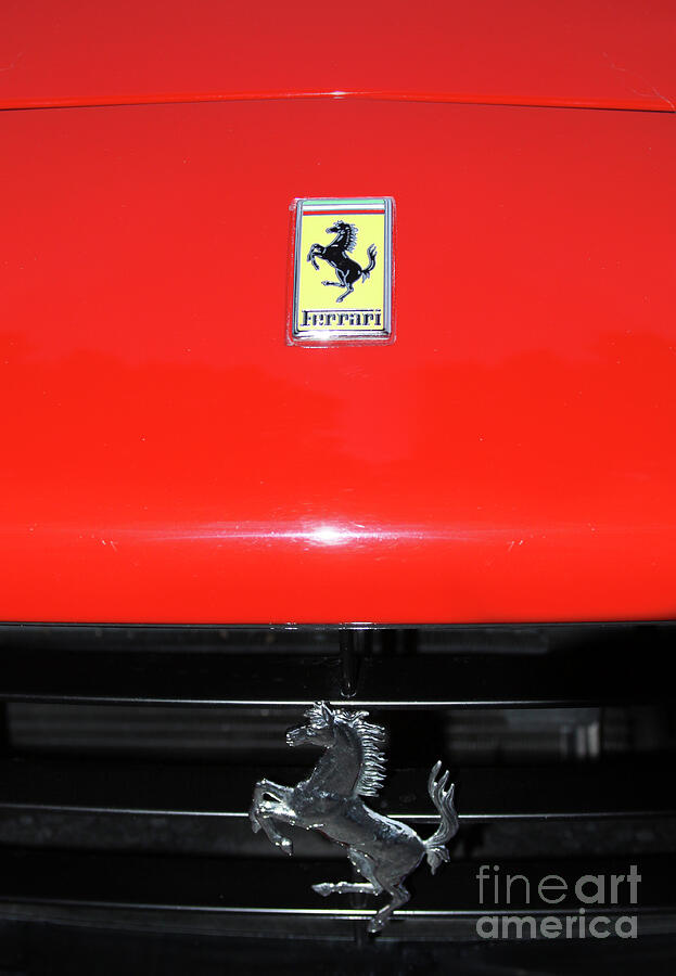 The iconic prancing horse emblem Photograph by Stefano Senise The iconic prancing horse emblem Photograph by Stefano Senise