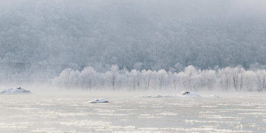 The Icy Susquehanna River Photograph by Lori Deiter