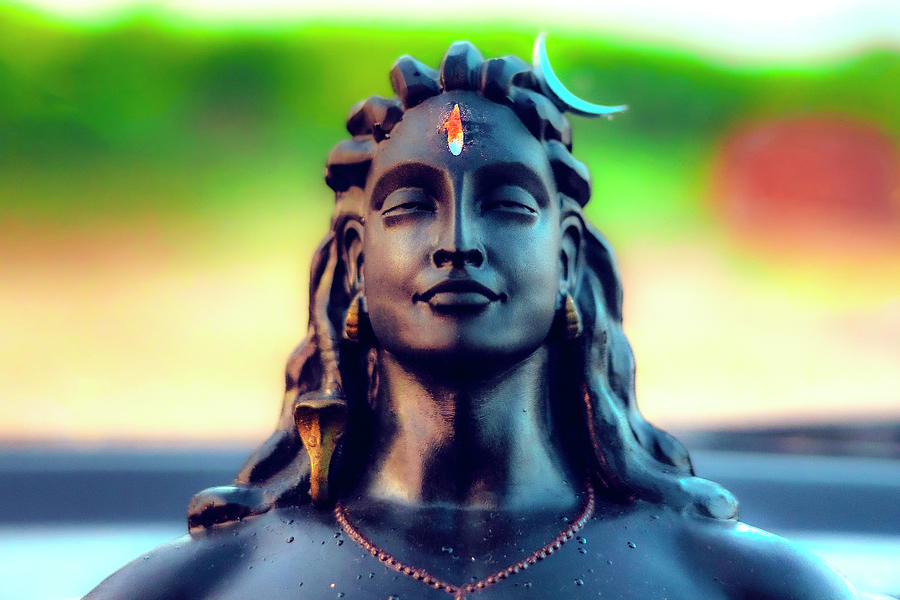 The idol of Shiva, the god of the india Sculpture by Sivakumar C - Fine ...