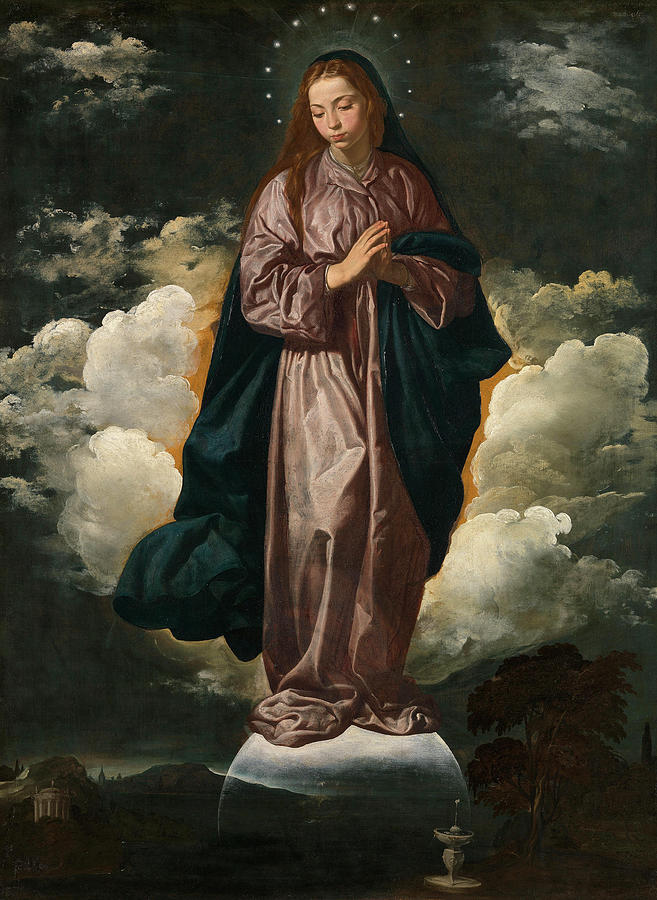 Queen Painting - The Immaculate Conception, 1619 by Diego Velazquez