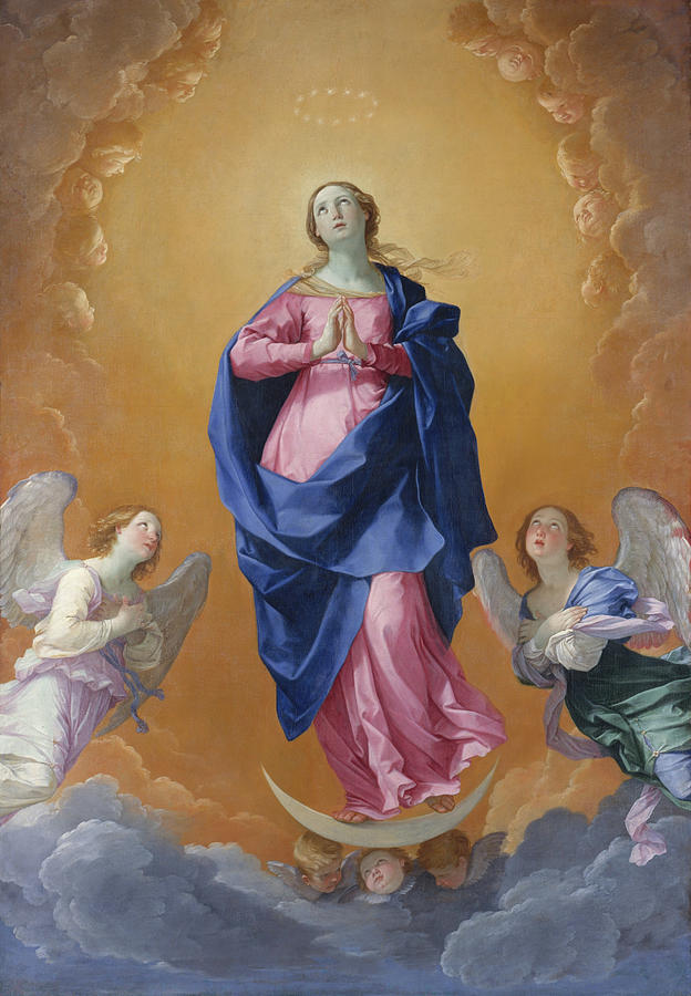 The Immaculate Conception, 1627 Painting by Guido Reni