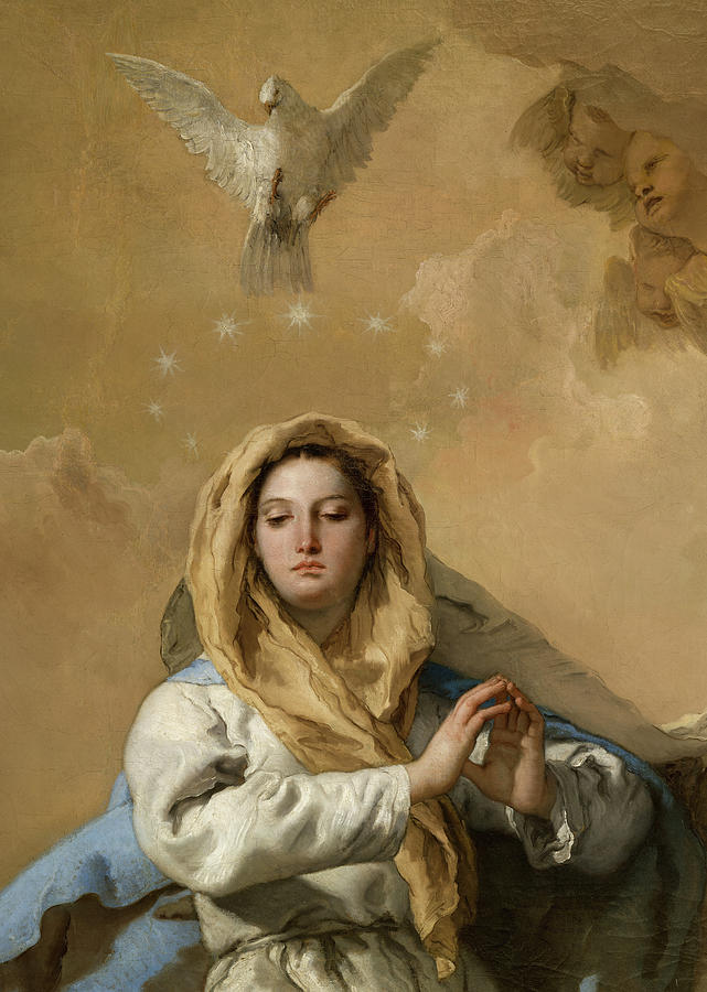 Giovanni Battista Tiepolo Painting - The Immaculate Conception, Detail No.2 by Giovanni BattistaTiepolo Giovanni Battista Tiepolo Painting - The Immaculate Conception, Detail No.2 by Giovanni BattistaTiepolo