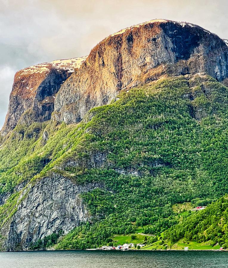 The Immensity of the Sognefjord Photograph by Carla Parris