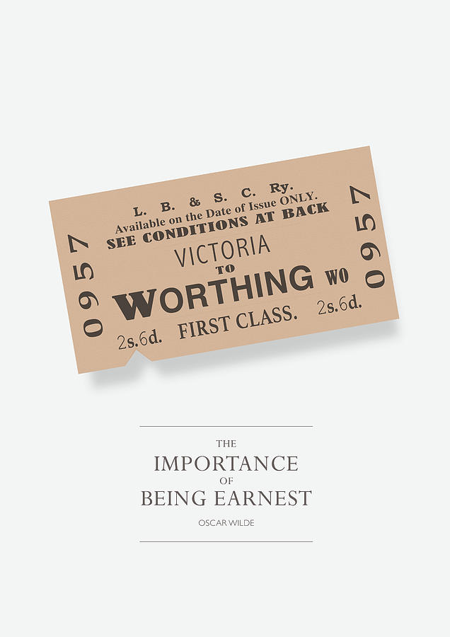 The Importance of Being Earnest - Alternative Movie Poster Digital Art by Movie Poster Boy