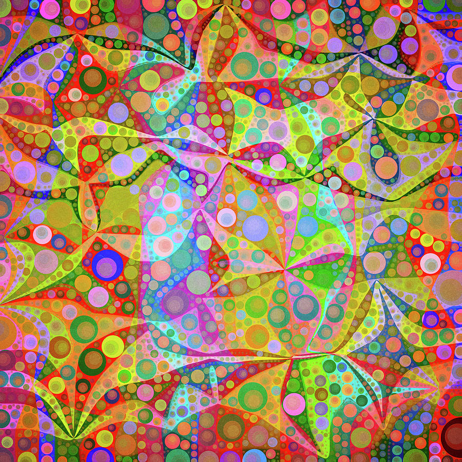 The Incredible Lightness of Being - Colorful Abstract Art Digital Art by Peggy Collins