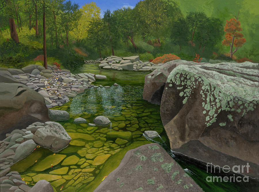 Richland Creek Wilderness Area Painting - The Incredible Ozarks by Garry McMichael