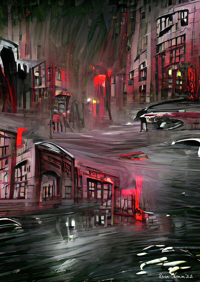 The Inevitable Floods Digital Art by Rein Nomm