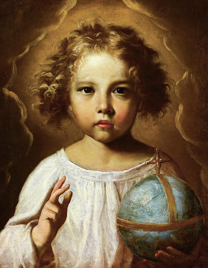 Jesus Christ Painting - The Infant Jesus by Old master