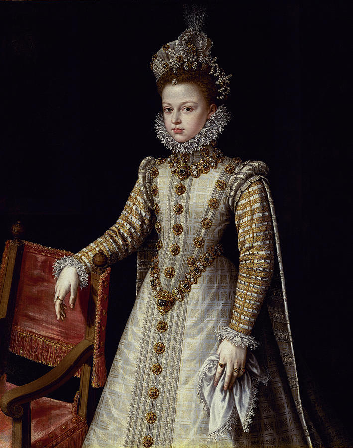 The Infanta Isabel Clara Eugenia, 1579, Oil on canvas, 116 x 102 cm, P01137. FELIPE II FAMILIA. Painting by Alonso Sanchez Coello The Infanta Isabel Clara Eugenia, 1579, Oil on canvas, 116 x 102 cm, P01137. FELIPE II FAMILIA. Painting by Alonso Sanchez Coello