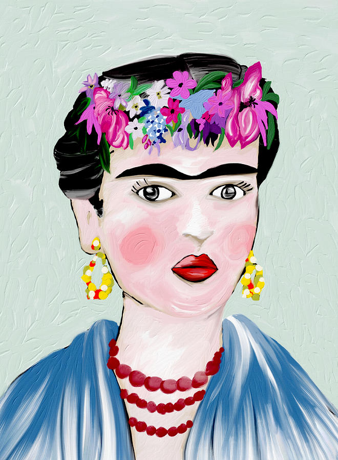 The Inspirational Frida Khalo Mixed Media by Ann Leech